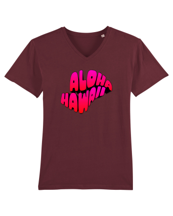 Aloha Hawaii  Burgundy
