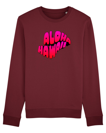 Aloha Hawaii  Burgundy