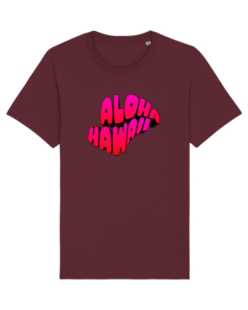 Aloha Hawaii  Burgundy