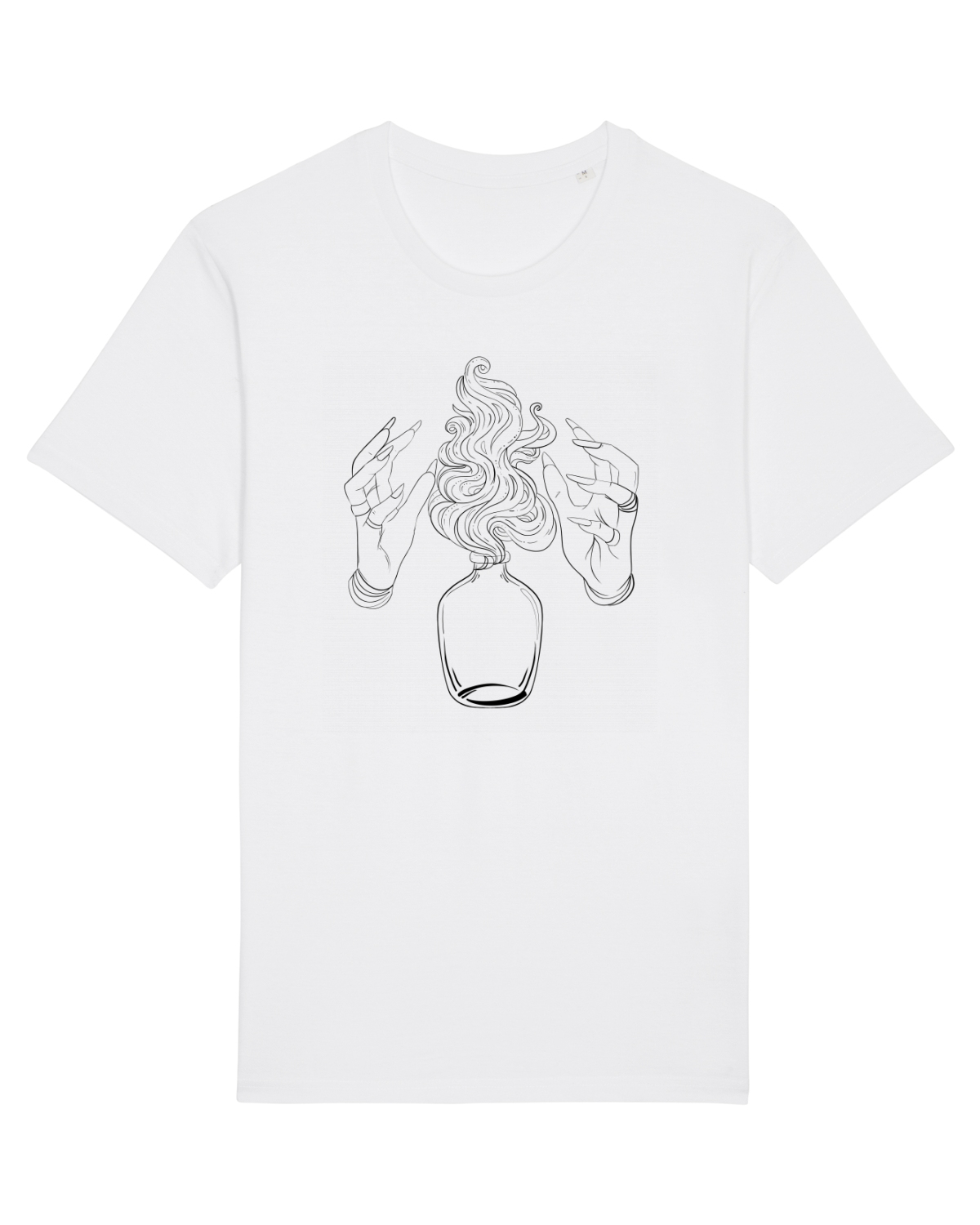 Tricou mânecă scurtă Unisex Rocker White