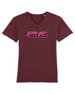 Kiss me Tricou mânecă scurtă guler V Bărbat Presenter