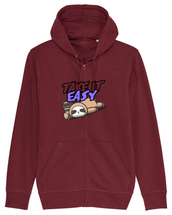 Take IT easy  Burgundy