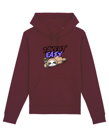 Take IT easy  Burgundy