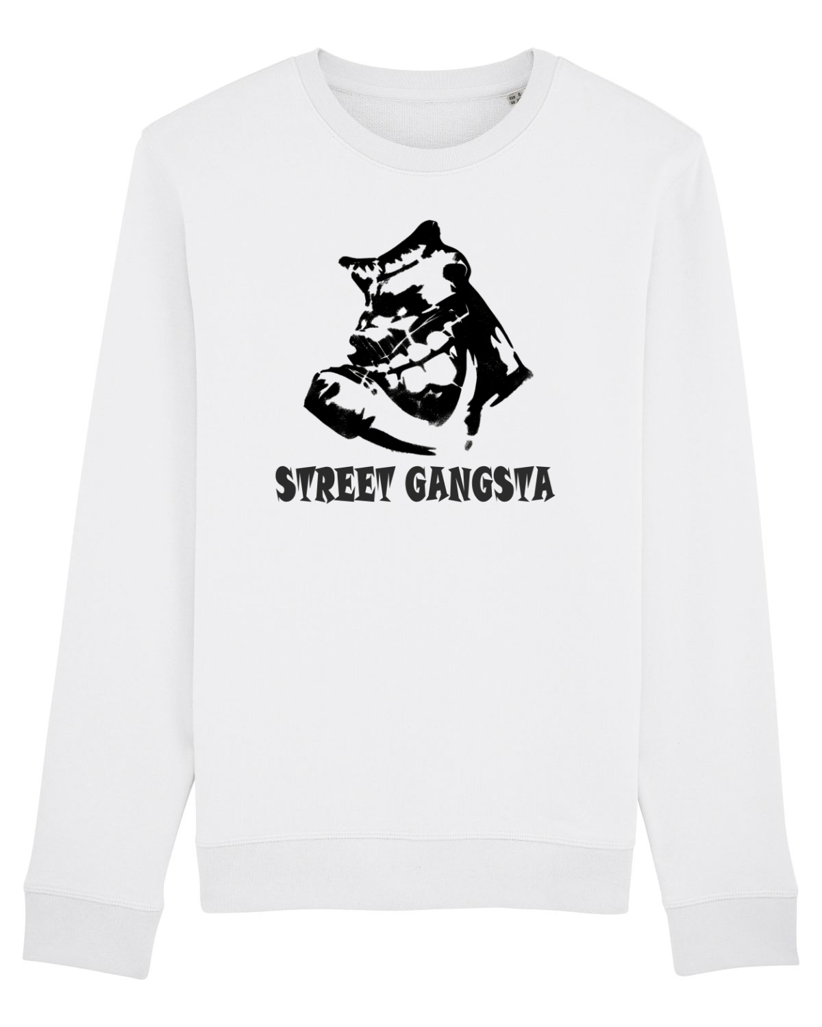 Bluză mânecă lungă Unisex Rise White