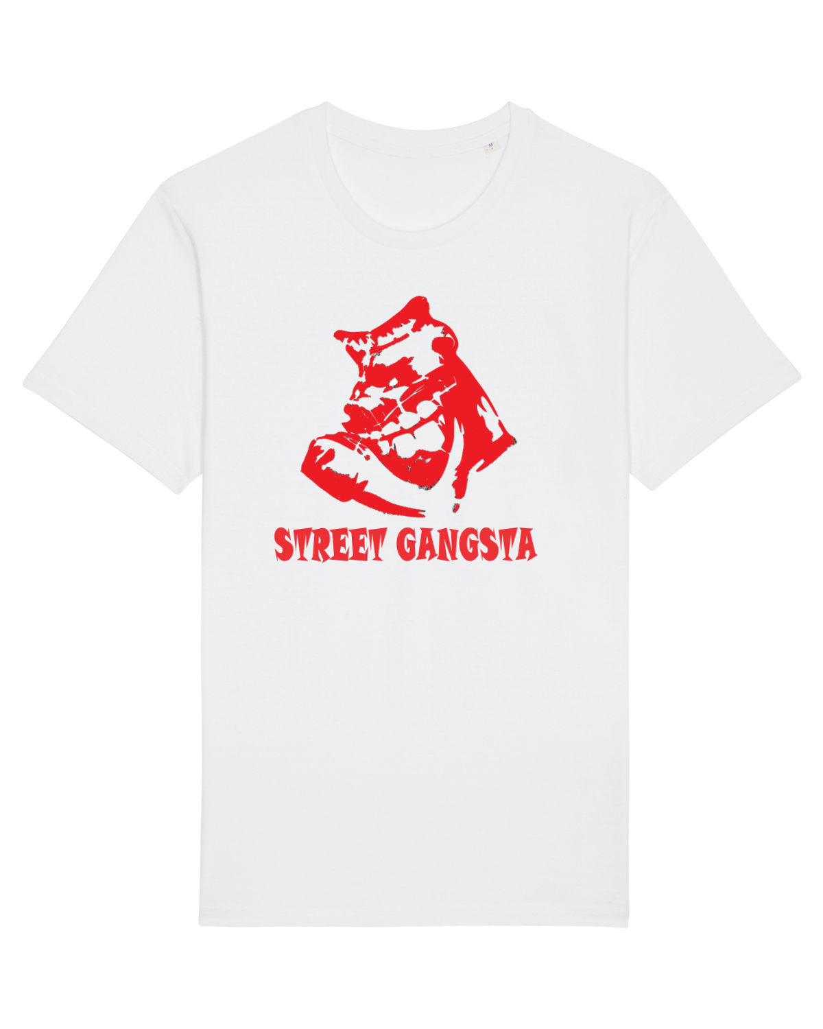 Tricou mânecă scurtă Unisex Rocker White
