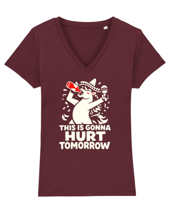 Hangover De Baut Bautura Burgundy