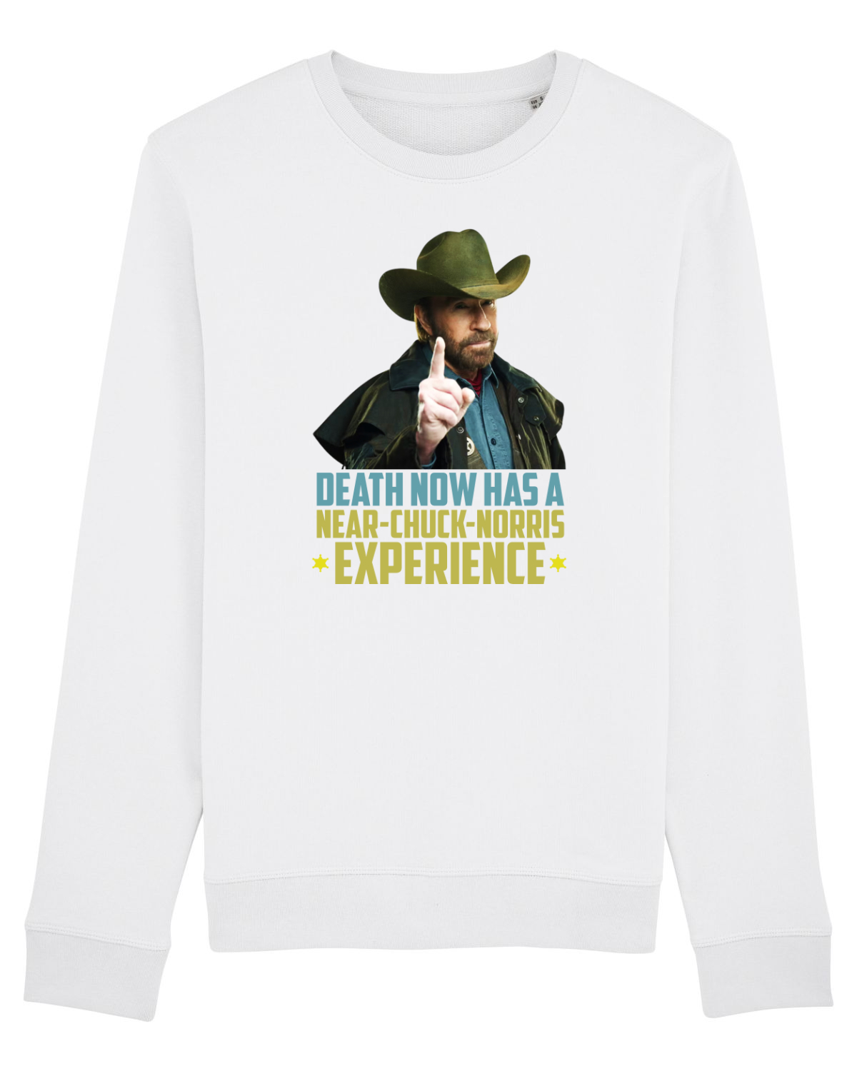 Bluză mânecă lungă Unisex Rise White