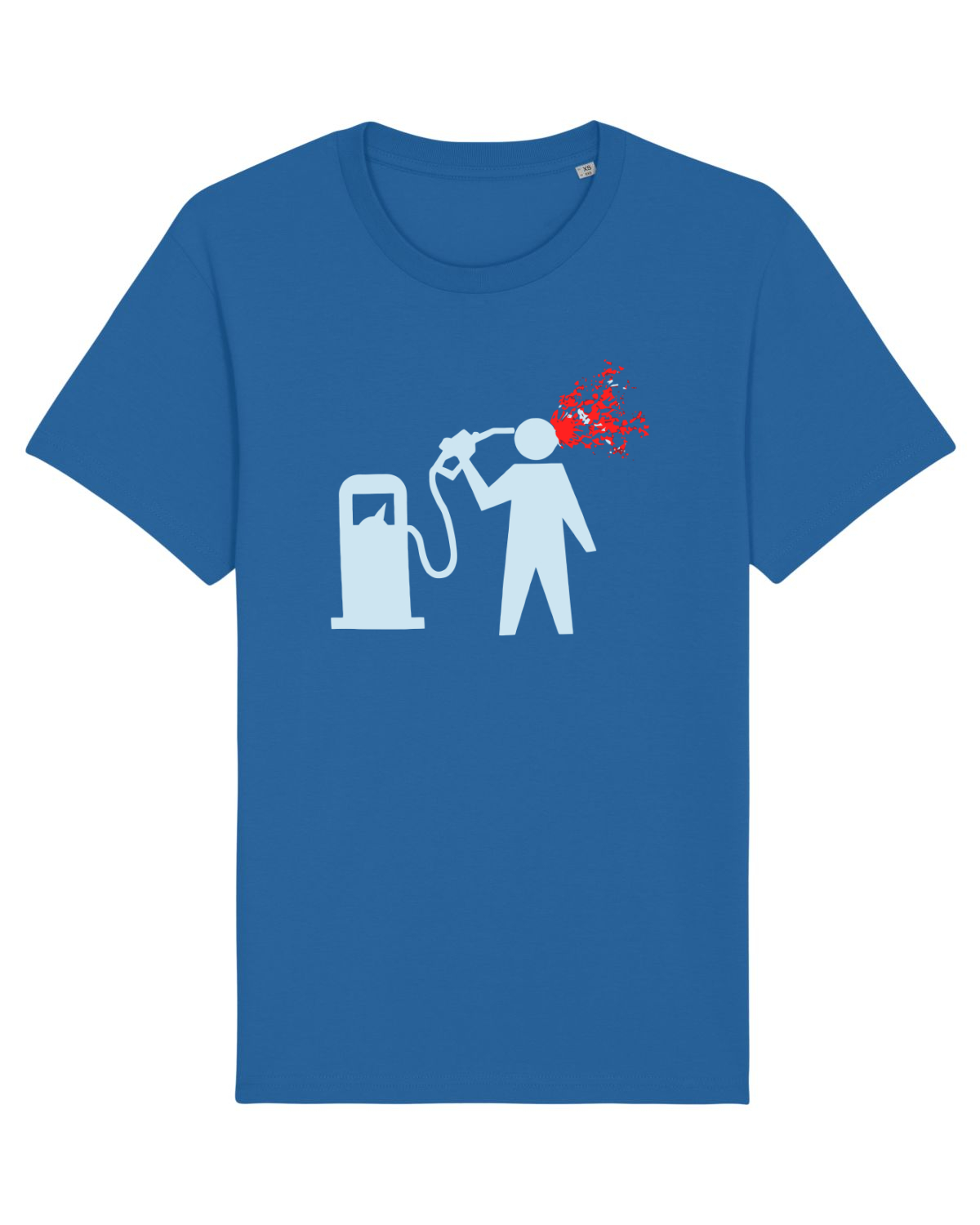Tricou mânecă scurtă Unisex Rocker Royal Blue
