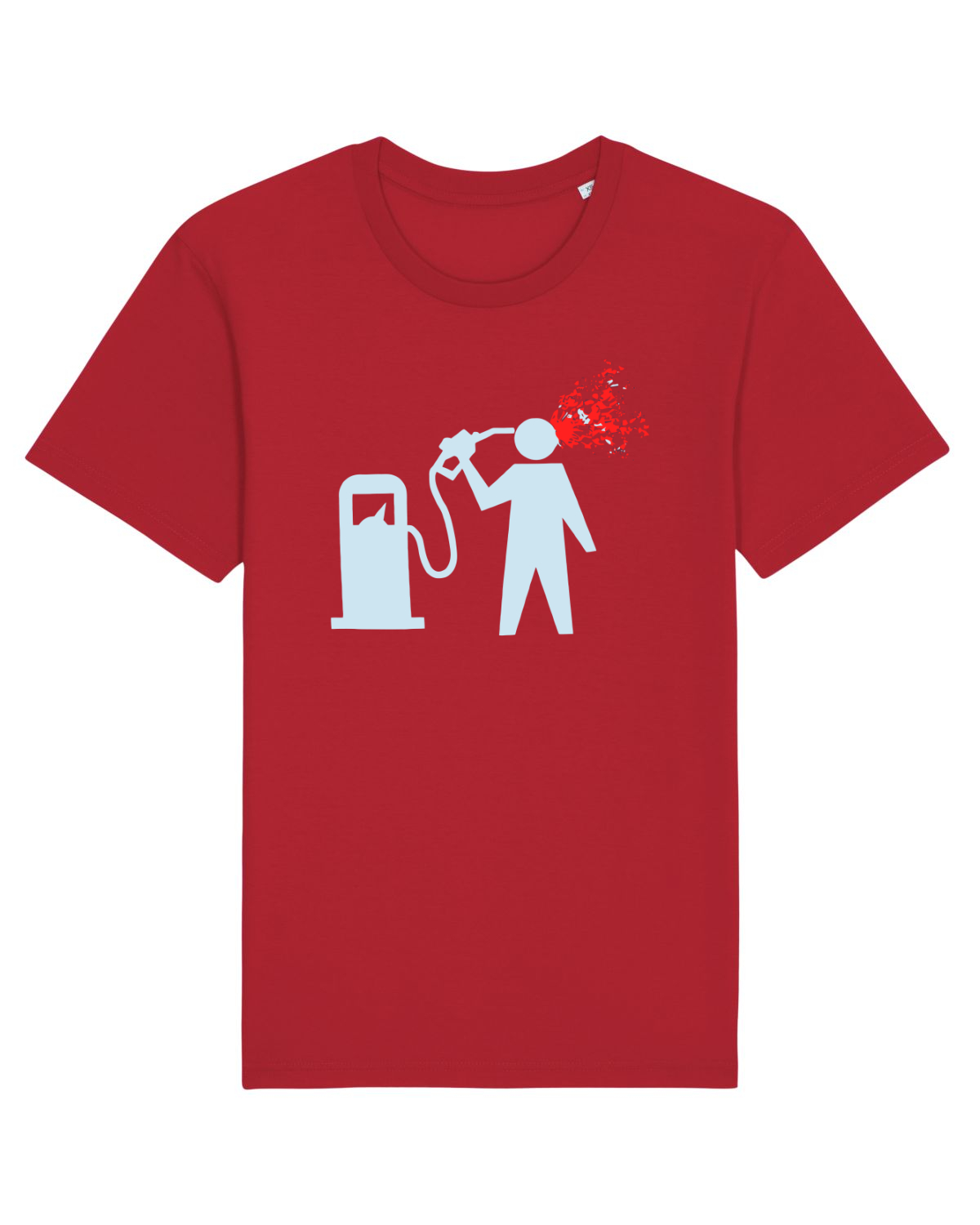 Tricou mânecă scurtă Unisex Rocker Red