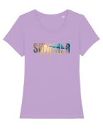 Summer  Tricou mânecă scurtă guler larg fitted Damă Expresser