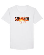 Summer  Tricou mânecă scurtă guler larg Bărbat Skater