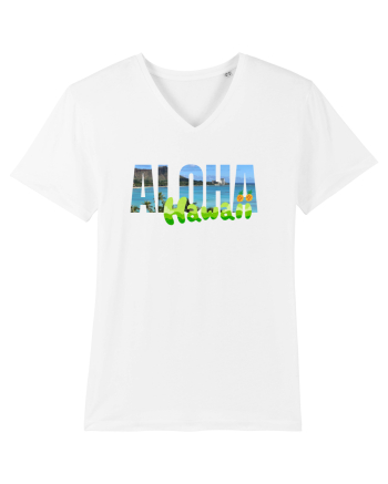 Aloha Hawaii  White
