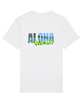 Aloha Hawaii  White