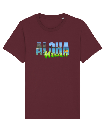 Aloha Hawaii  Burgundy