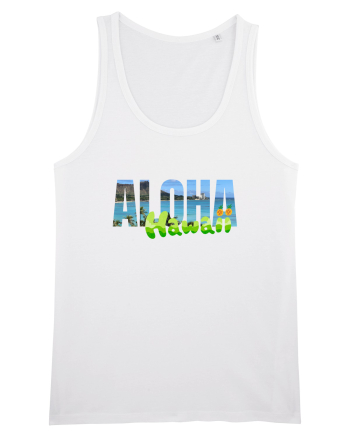 Aloha Hawaii  White