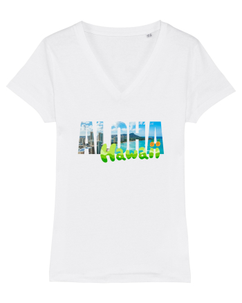 Aloha Hawaii  White