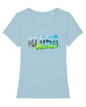 Aloha Hawaii  Sky Blue