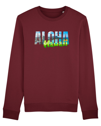 Aloha Hawaii  Burgundy