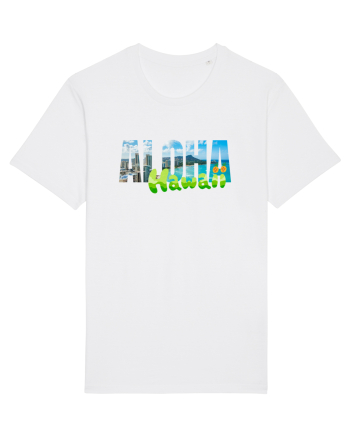 Aloha Hawaii  White