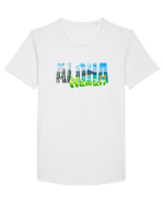 Aloha Hawaii  Tricou mânecă scurtă guler larg Bărbat Skater