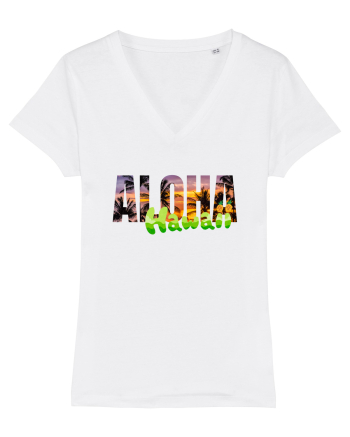 Aloha Hawaii  White