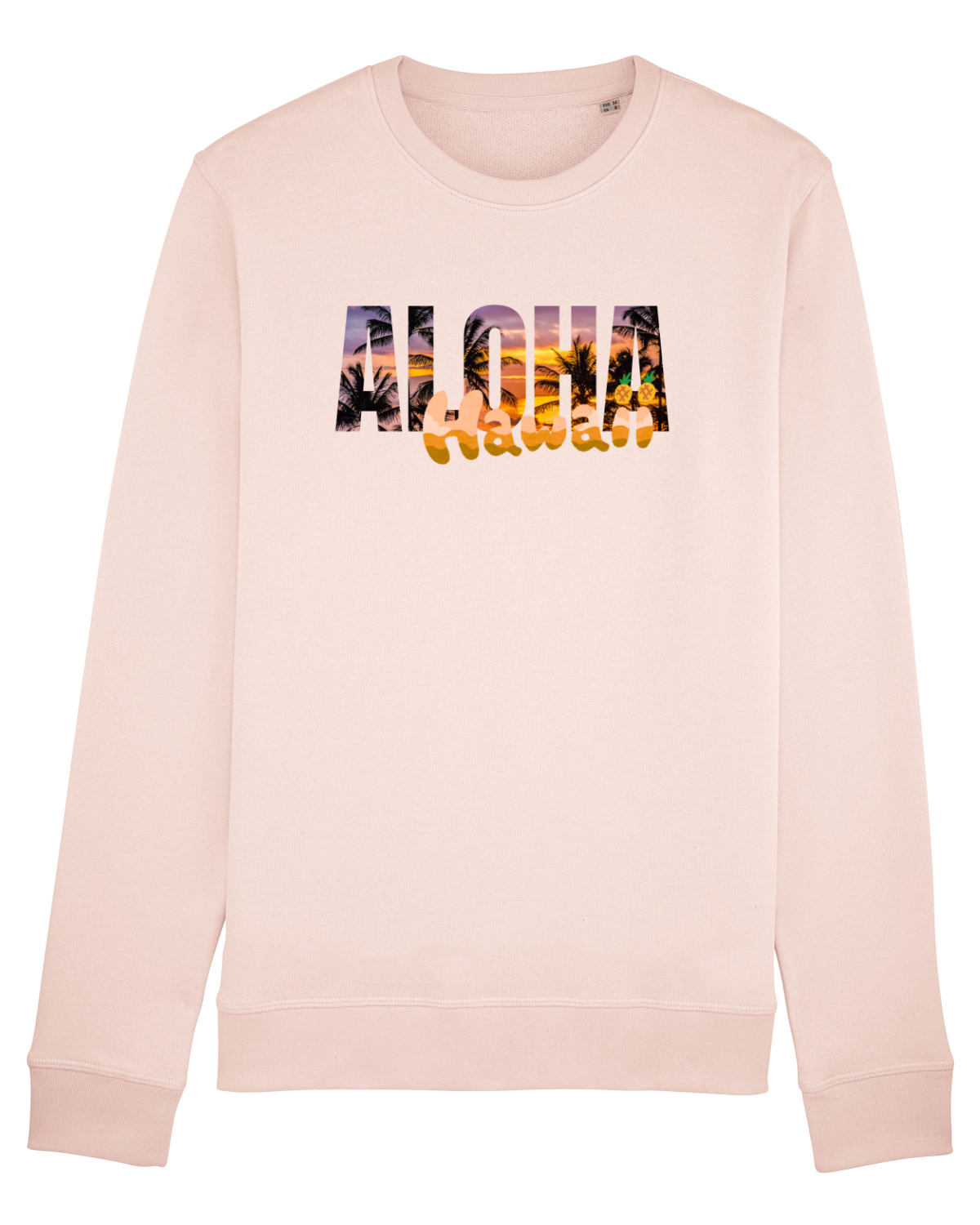 Bluză mânecă lungă Unisex Rise Candy Pink