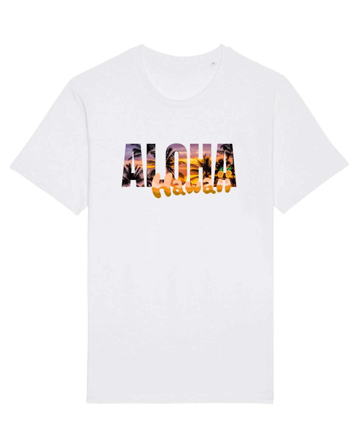 Tricou mânecă scurtă Unisex Rocker White