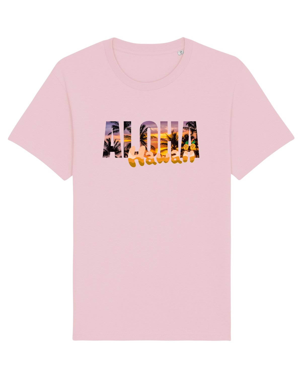 Tricou mânecă scurtă Unisex Rocker Cotton Pink