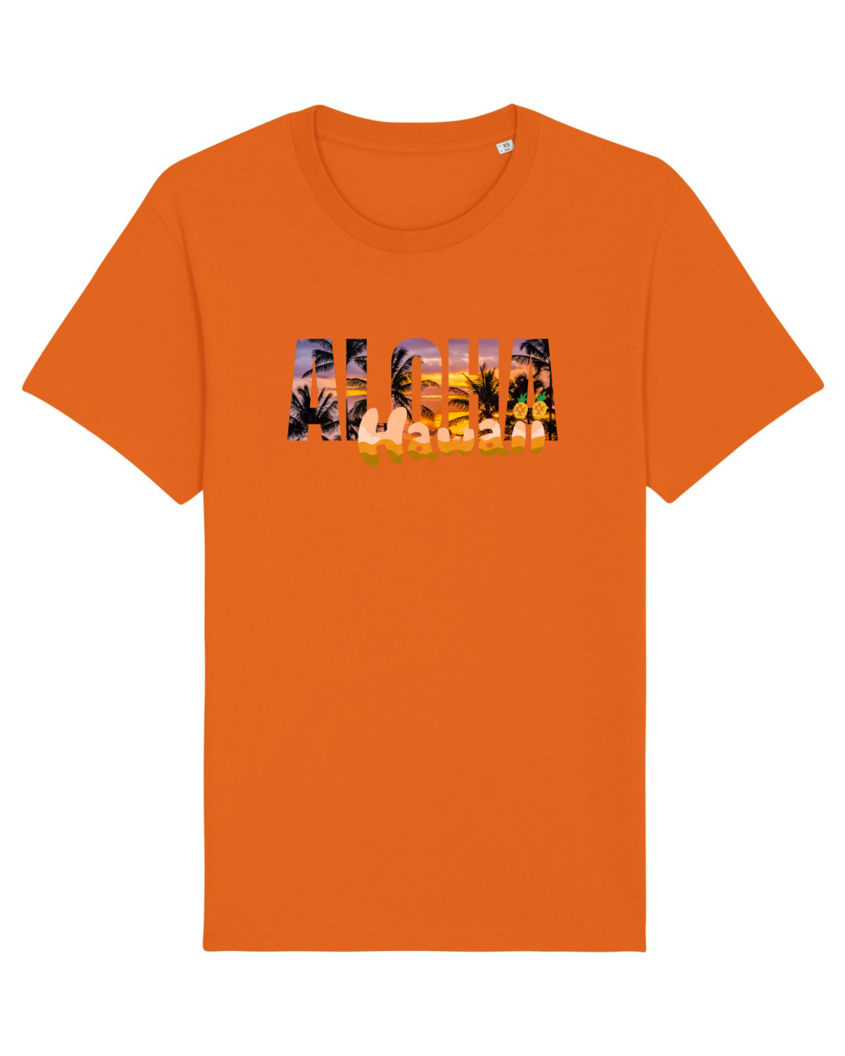 Tricou mânecă scurtă Unisex Rocker Bright Orange