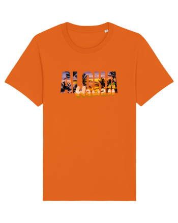 Aloha Hawaii  Bright Orange