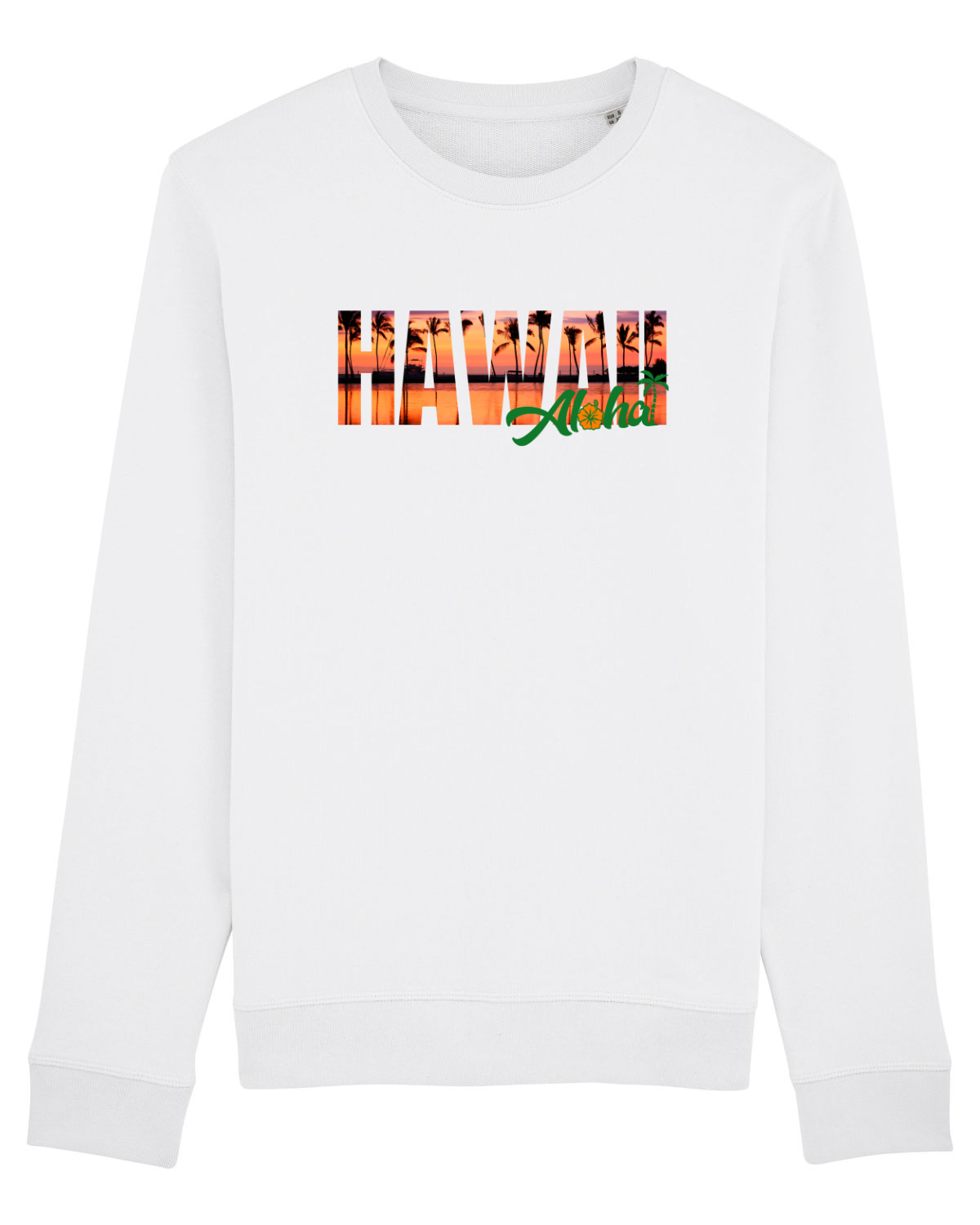 Bluză mânecă lungă Unisex Rise White