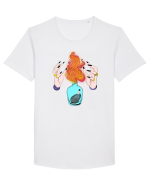 Fairy in the bottle Tricou mânecă scurtă guler larg Bărbat Skater