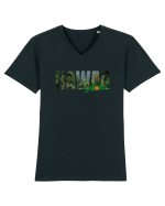 Hawaii  Tricou mânecă scurtă guler V Bărbat Presenter
