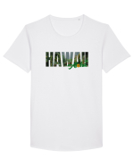 Hawaii  Tricou mânecă scurtă guler larg Bărbat Skater
