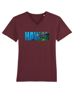 Hawaii  Tricou mânecă scurtă guler V Bărbat Presenter