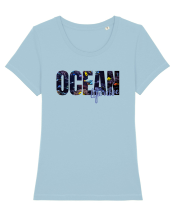 Ocean  Sky Blue