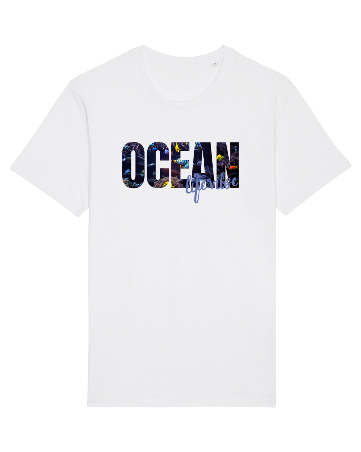 Tricou mânecă scurtă Unisex Rocker White