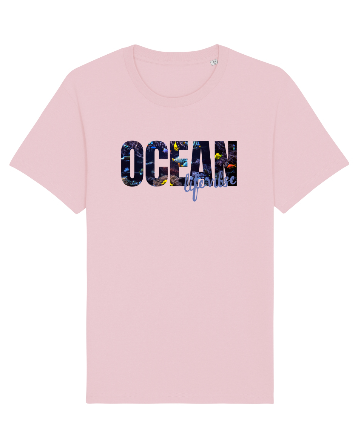 Tricou mânecă scurtă Unisex Rocker Cotton Pink