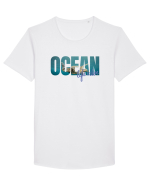Ocean  Tricou mânecă scurtă guler larg Bărbat Skater