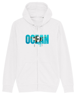 Ocean  Hanorac cu fermoar Unisex Connector