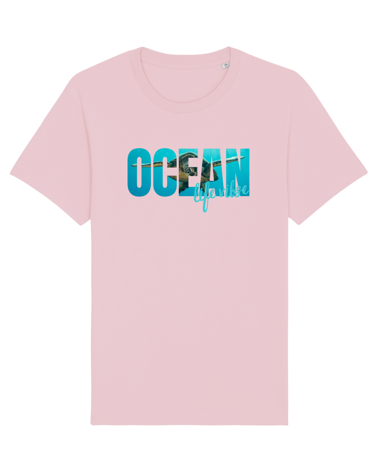 Tricou mânecă scurtă Unisex Rocker Cotton Pink