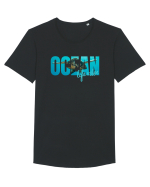 Ocean  Tricou mânecă scurtă guler larg Bărbat Skater