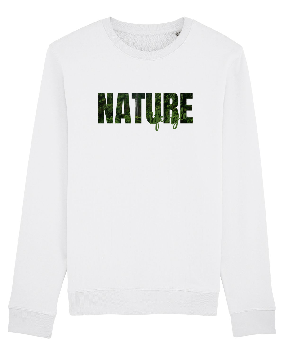 Bluză mânecă lungă Unisex Rise White