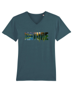 Nature Tricou mânecă scurtă guler V Bărbat Presenter