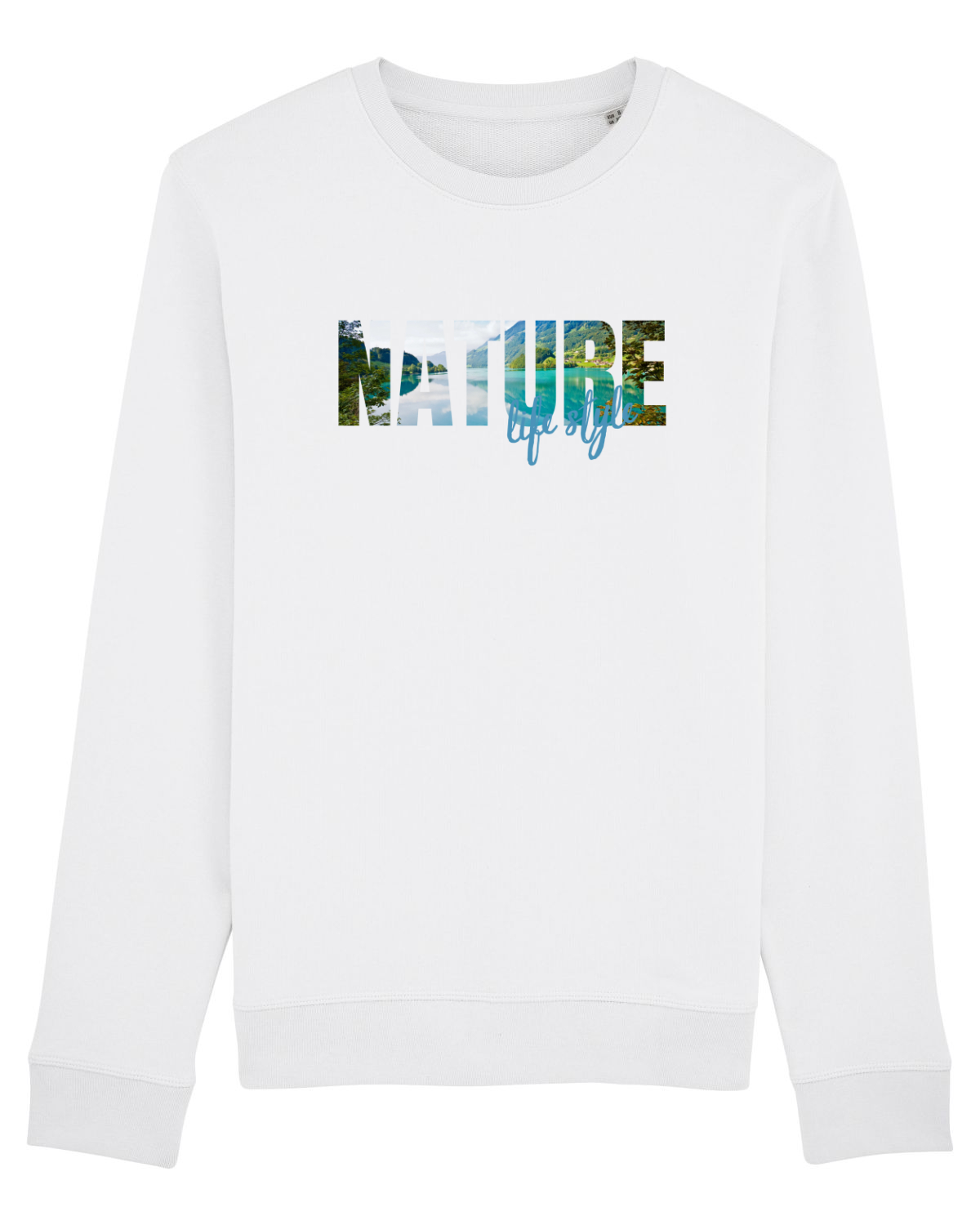 Bluză mânecă lungă Unisex Rise White