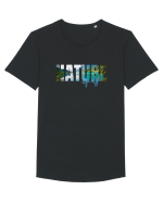 Nature  Tricou mânecă scurtă guler larg Bărbat Skater
