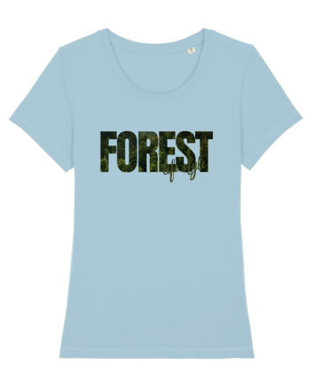 Forest  Sky Blue