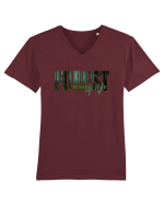 Forest  Tricou mânecă scurtă guler V Bărbat Presenter