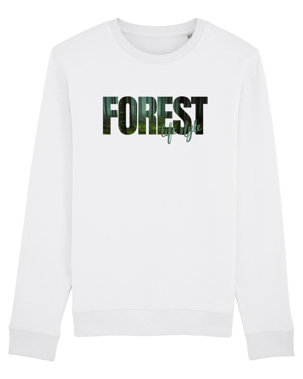 Bluză mânecă lungă Unisex Rise White