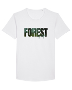 Forest  Tricou mânecă scurtă guler larg Bărbat Skater